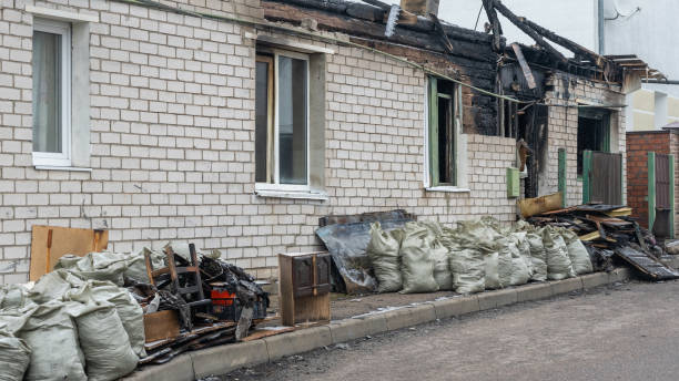 Professional Emergency Fire Cleanup technician working in Prescott, WI
